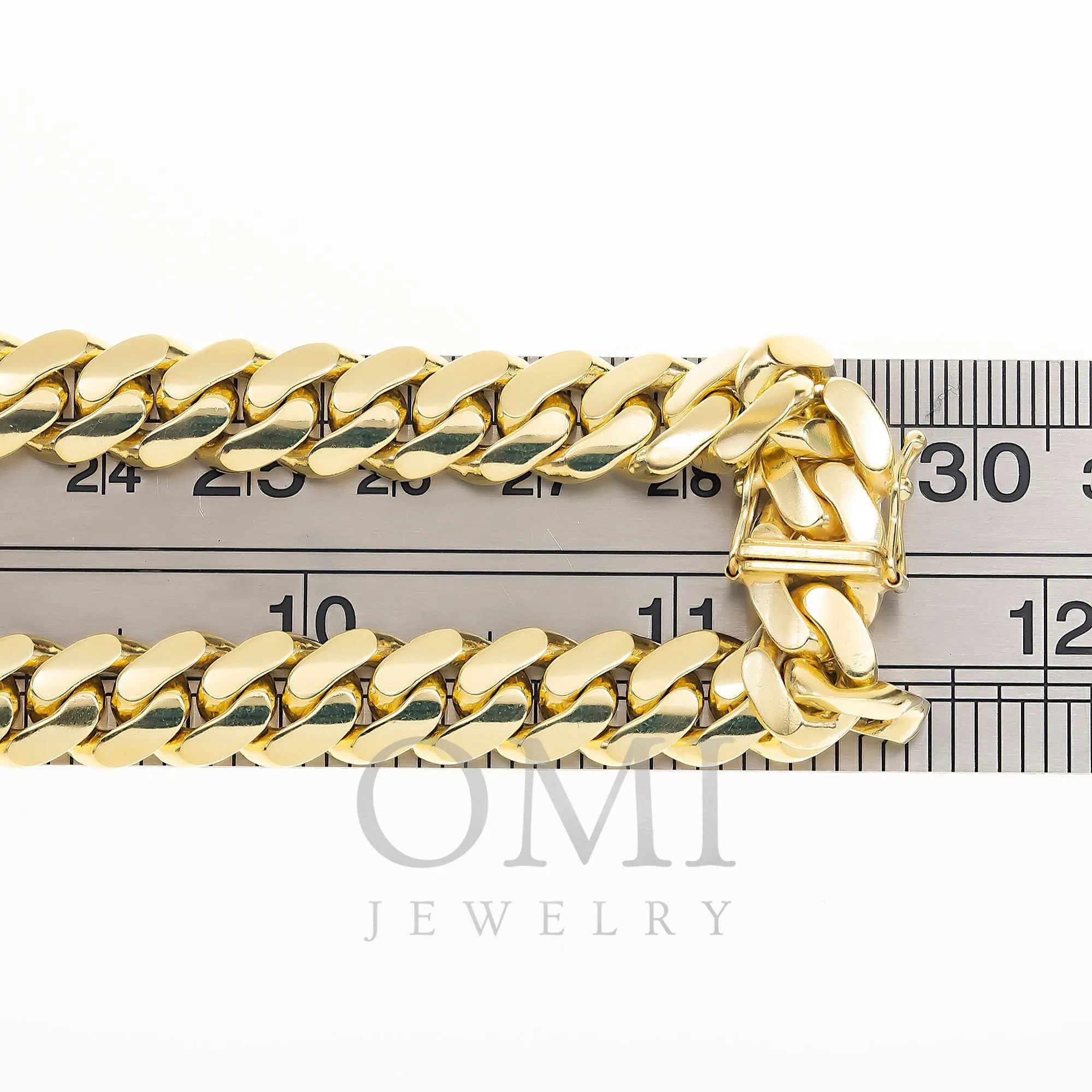 14K GOLD 9MM CUBAN LINK CHAIN