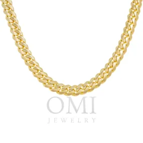 14K GOLD 9MM CUBAN LINK CHAIN