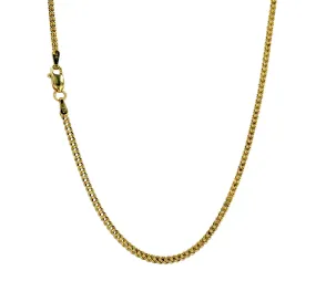 14K Yellow Gold Franco Chain 1.5mm 24inch - 225975