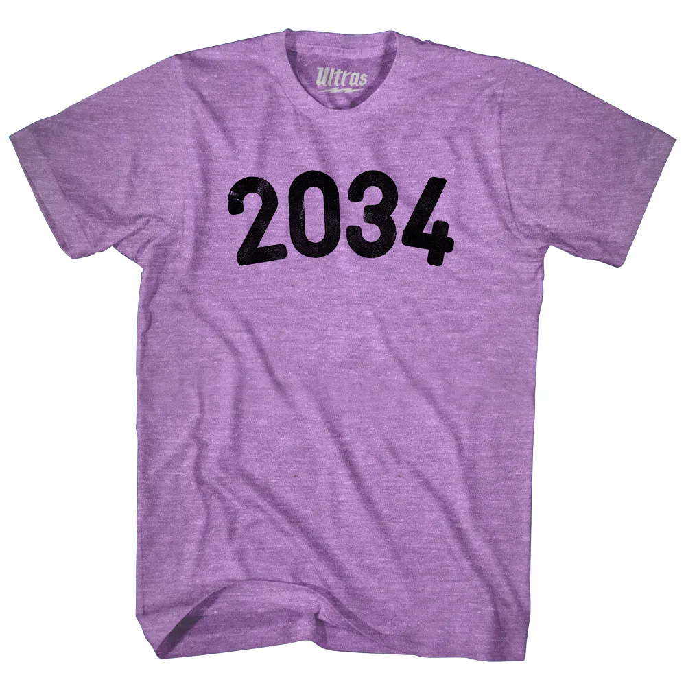 2034 Year Celebration Adult Tri-Blend T-shirt