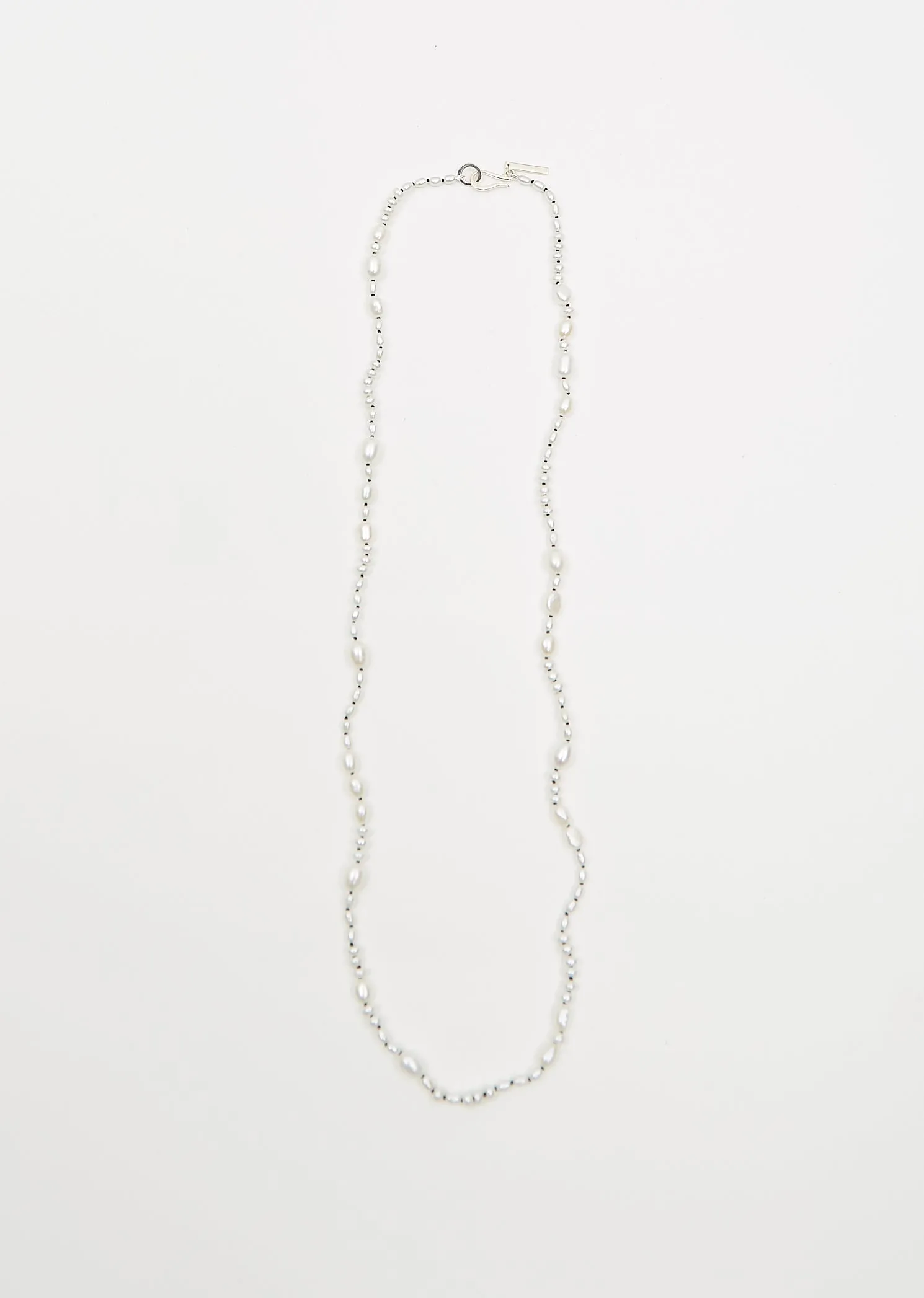 24 in. White Pearl Mermaid Necklace