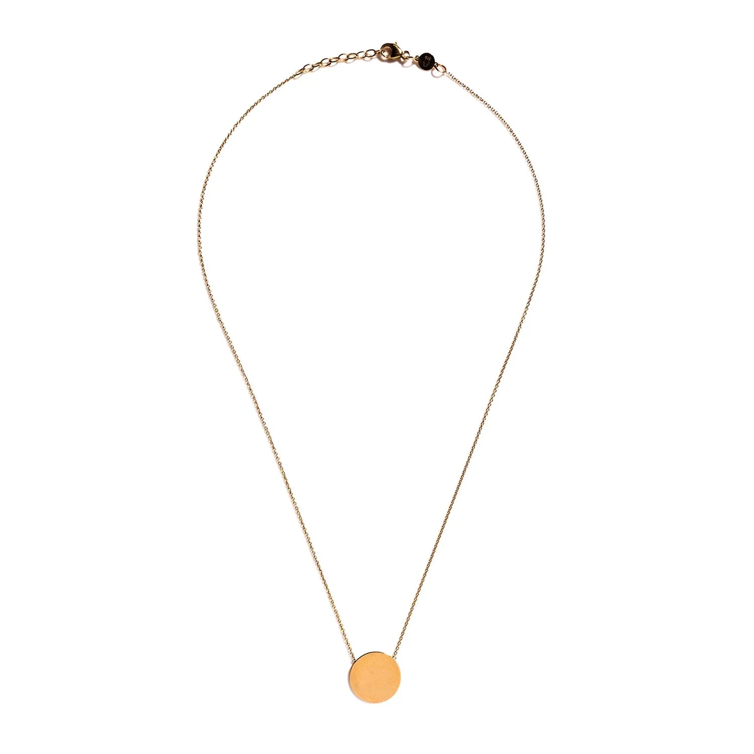 9 Carat Gold Coin Necklace, Gold