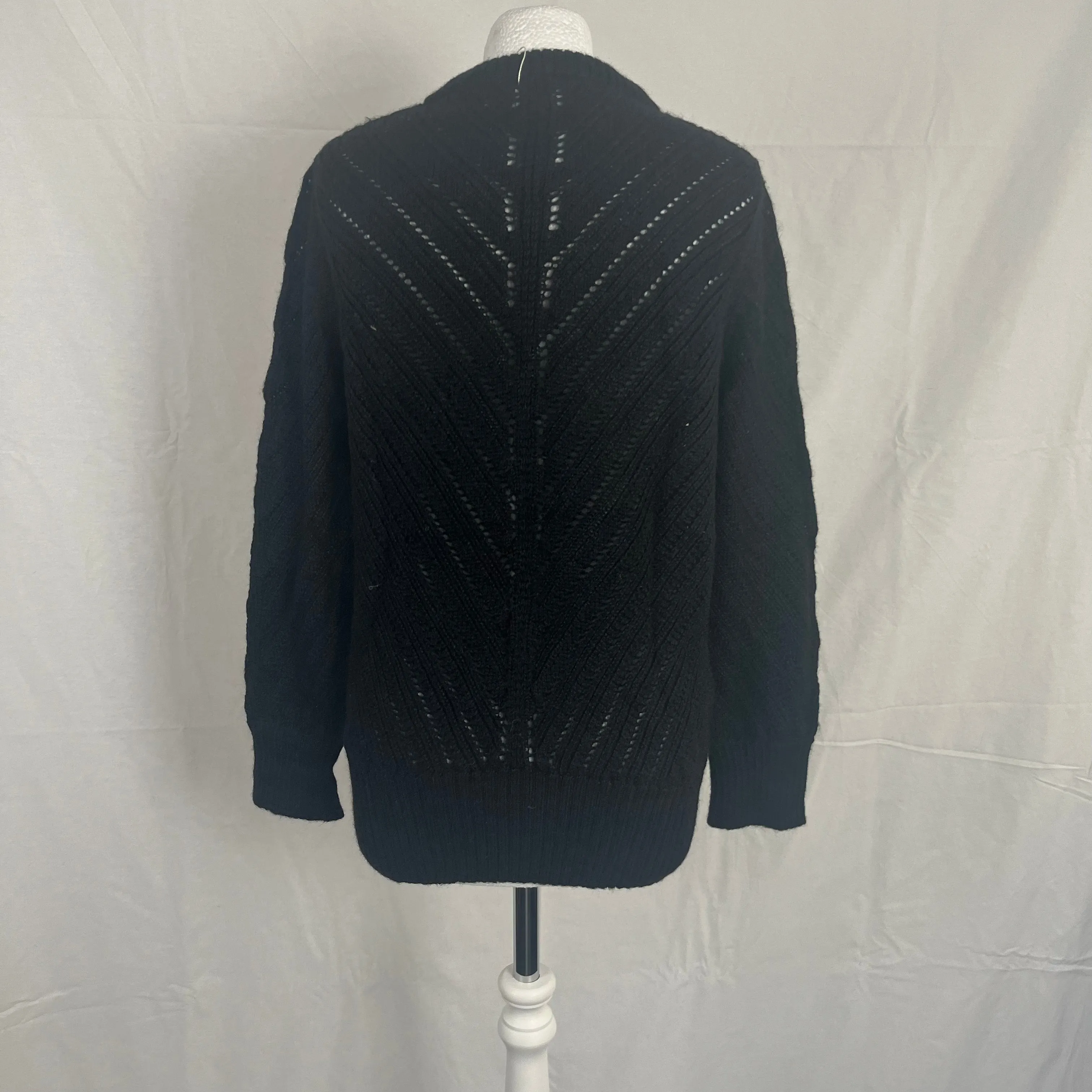 Aiayu £300 Black Bolivian Baby Lama Wool Sweater M