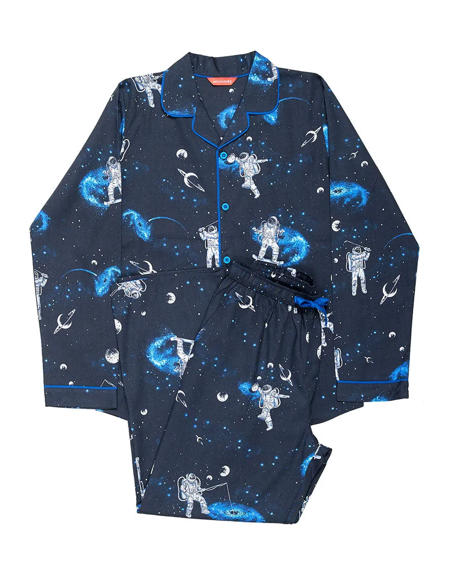 Aldrin Boys Astronaut Print Pyjama Set