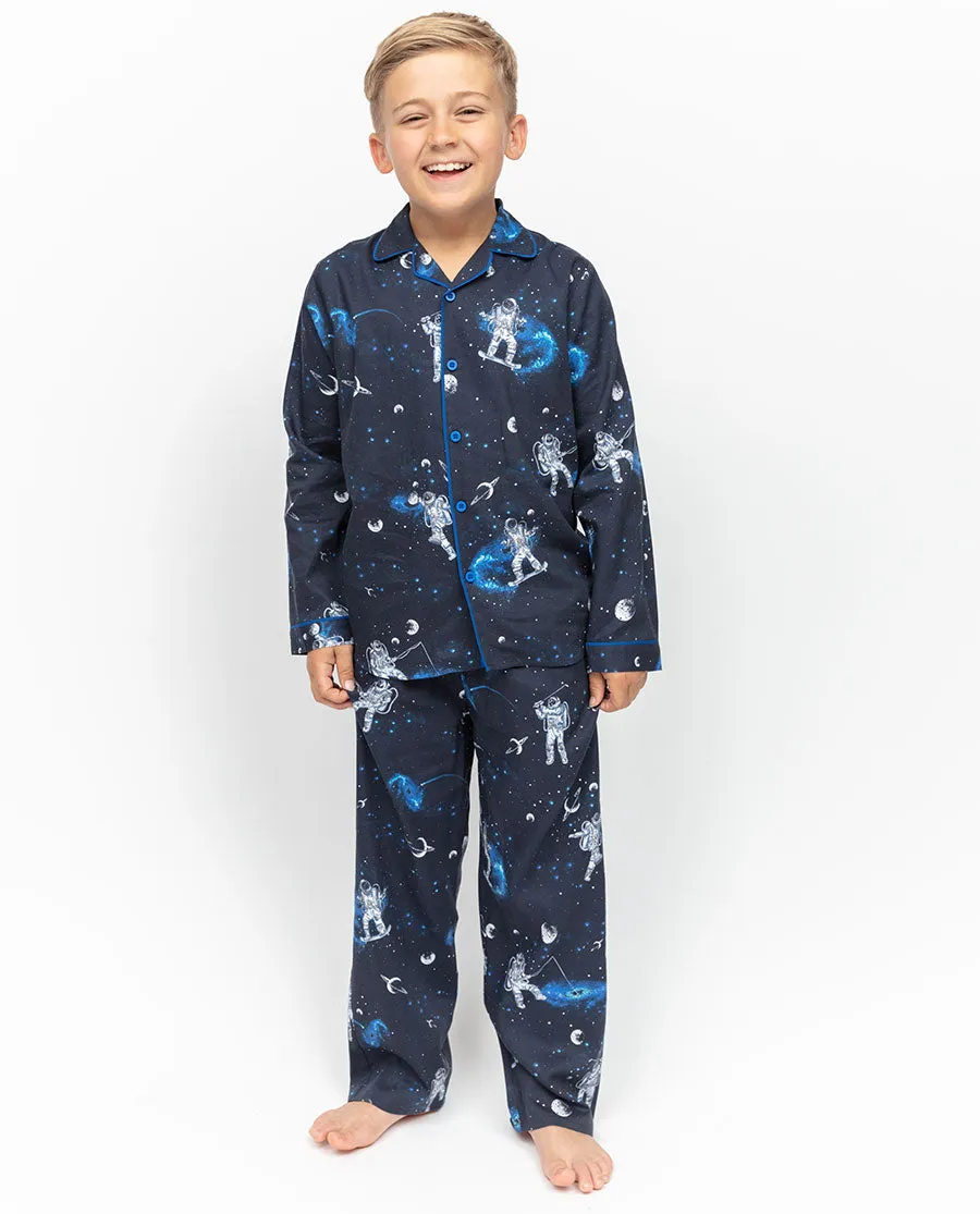 Aldrin Boys Astronaut Print Pyjama Set