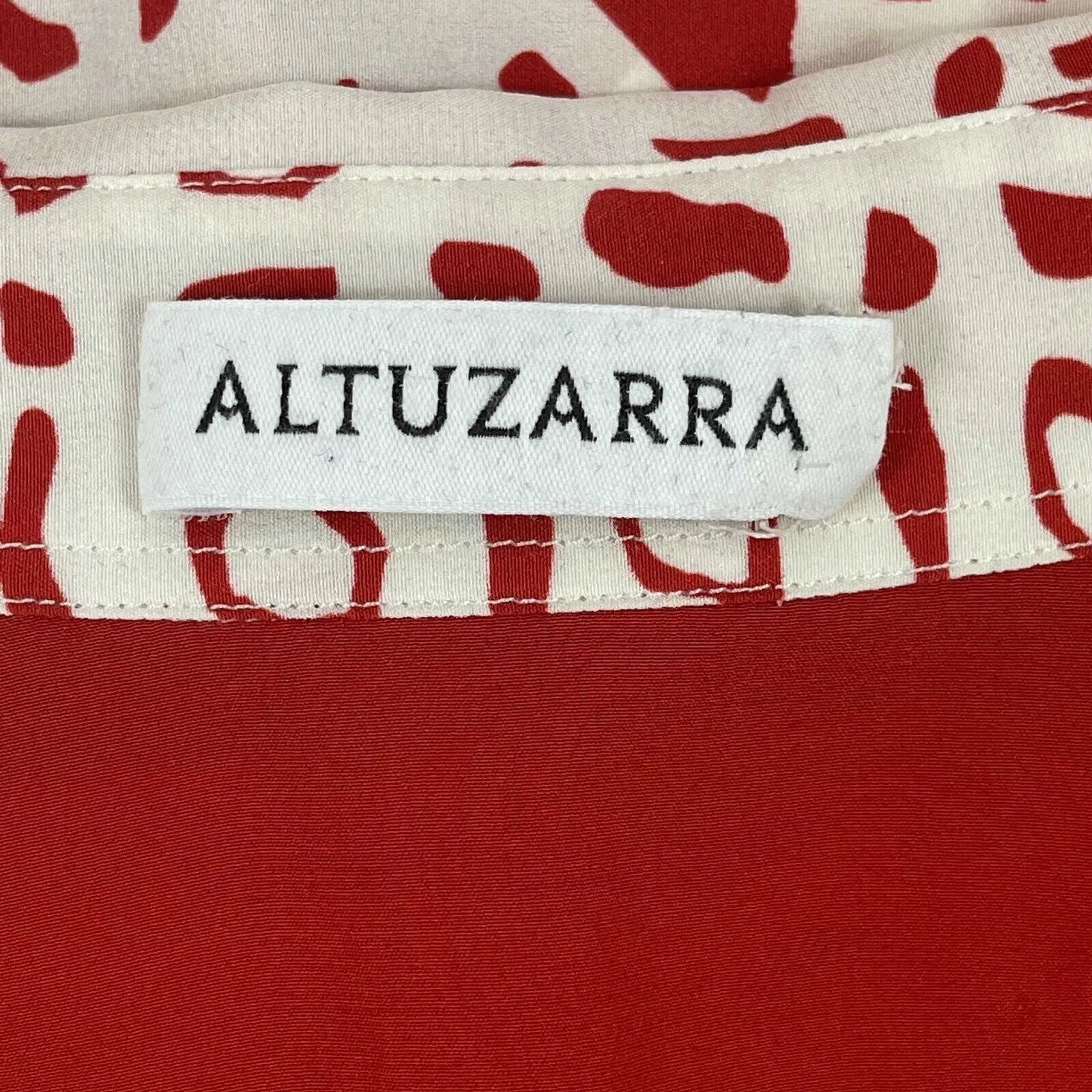 Altuzarra - Pristine - Bandana Print Long Sleeve Silk Top - Red / White