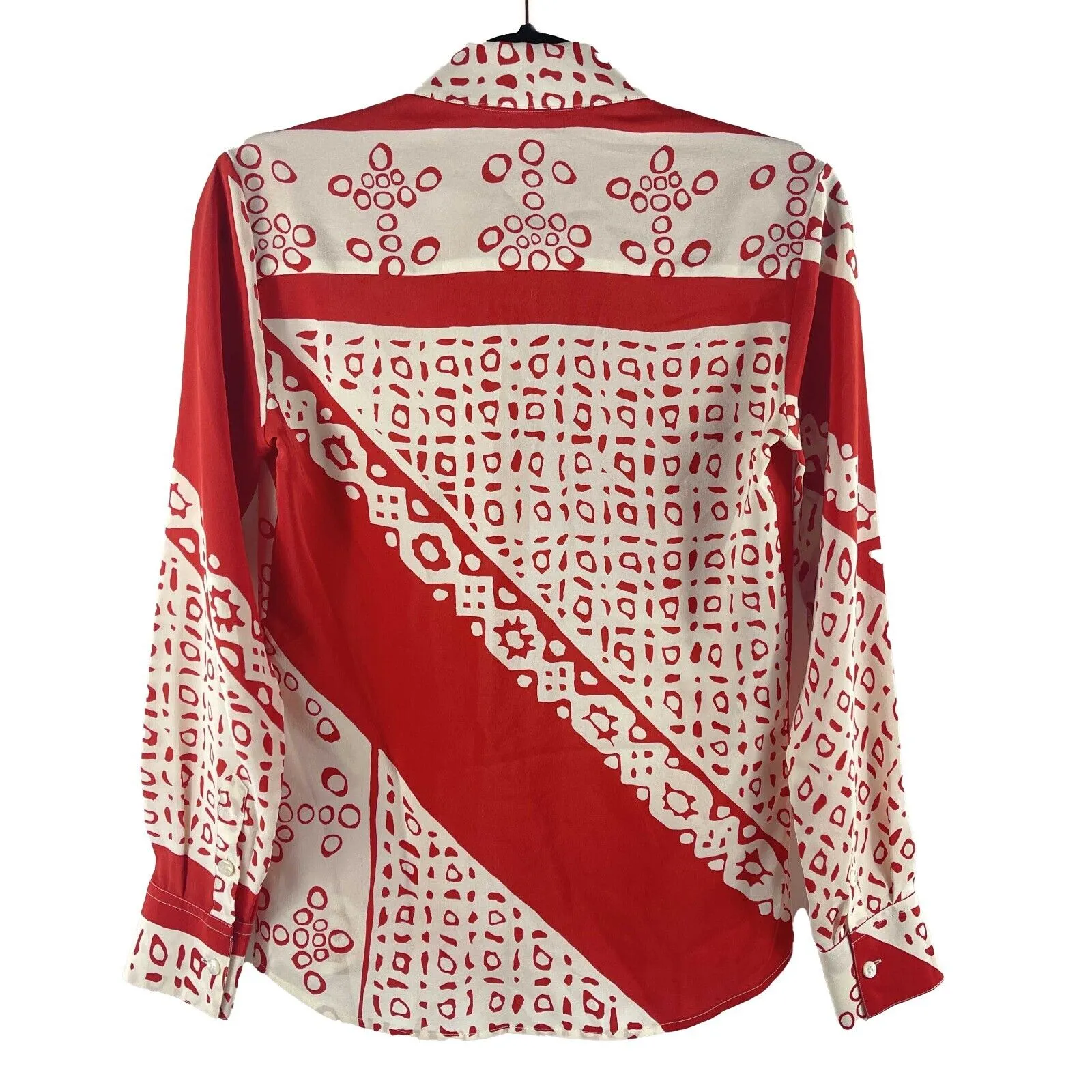 Altuzarra - Pristine - Bandana Print Long Sleeve Silk Top - Red / White