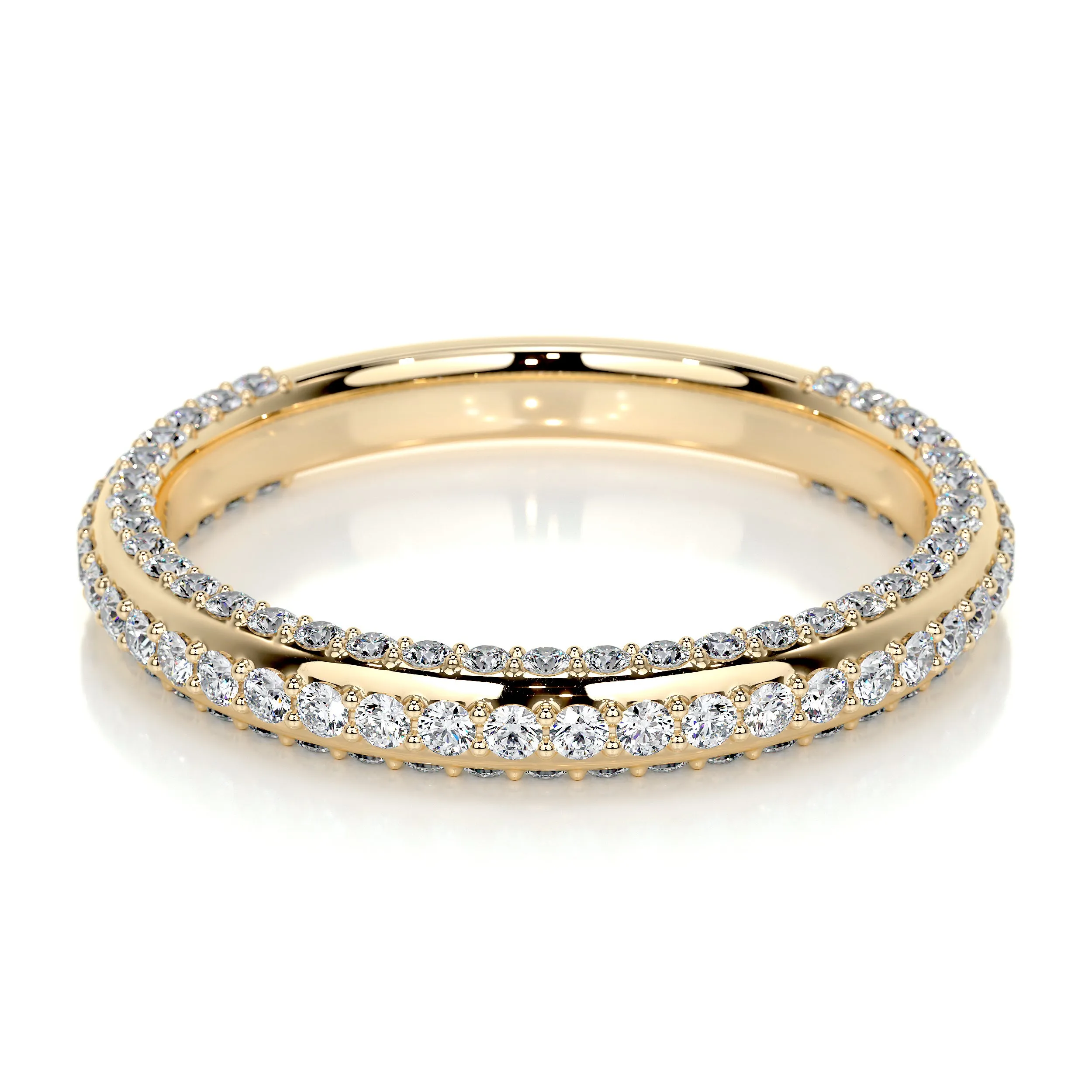 Anastasia Lab Grown Diamond Wedding Ring   (0.75 Carat) -18K Yellow Gold