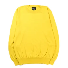 A.P.C. LARRY SWEATER YELLOW