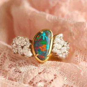 'Arabella's Secret' Black Opal Ring