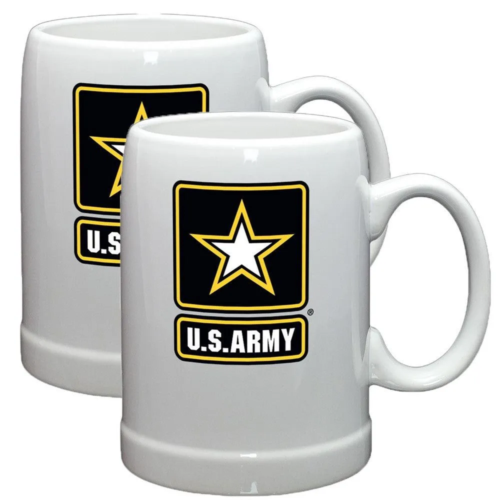 Army Star Stoneware Mug Set