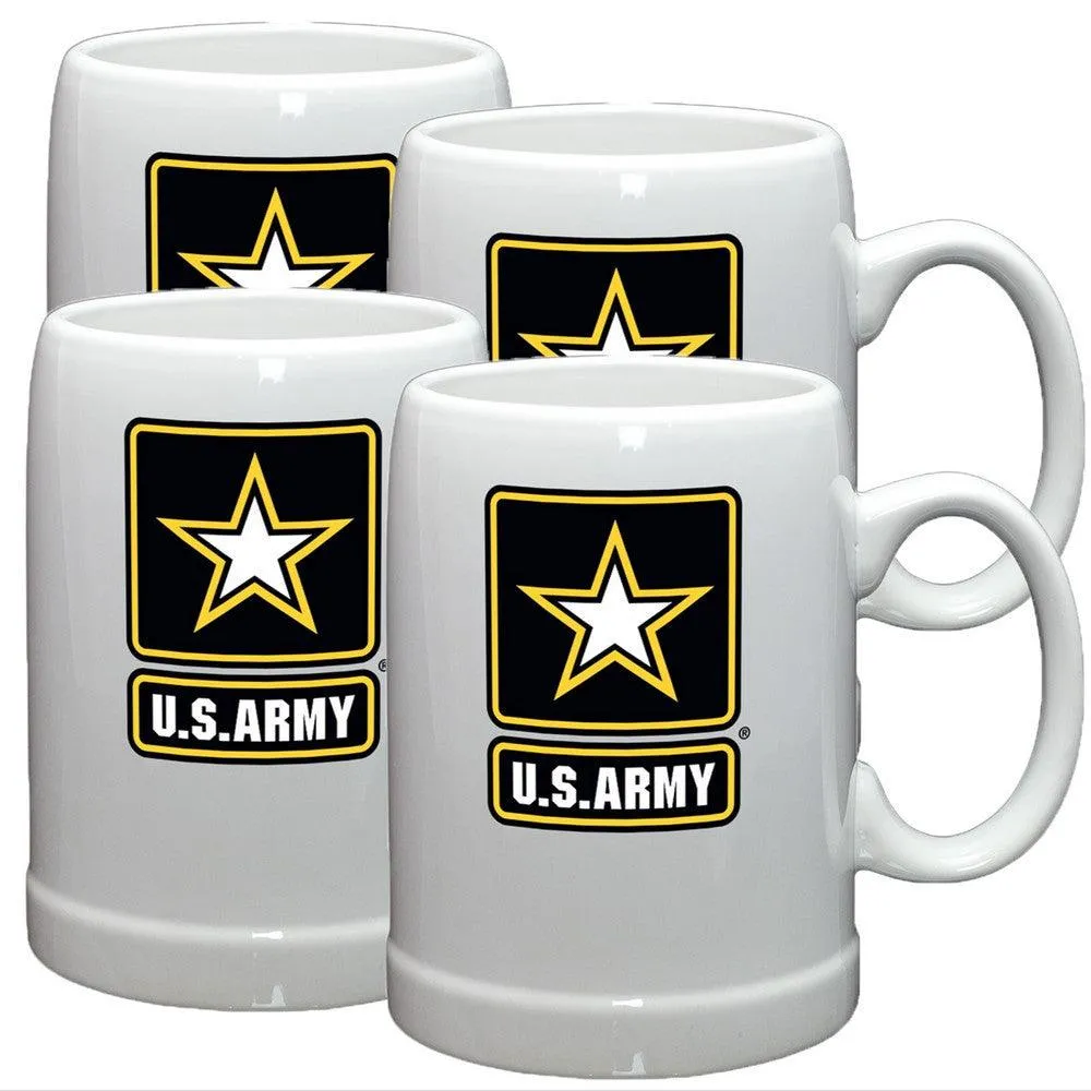 Army Star Stoneware Mug Set