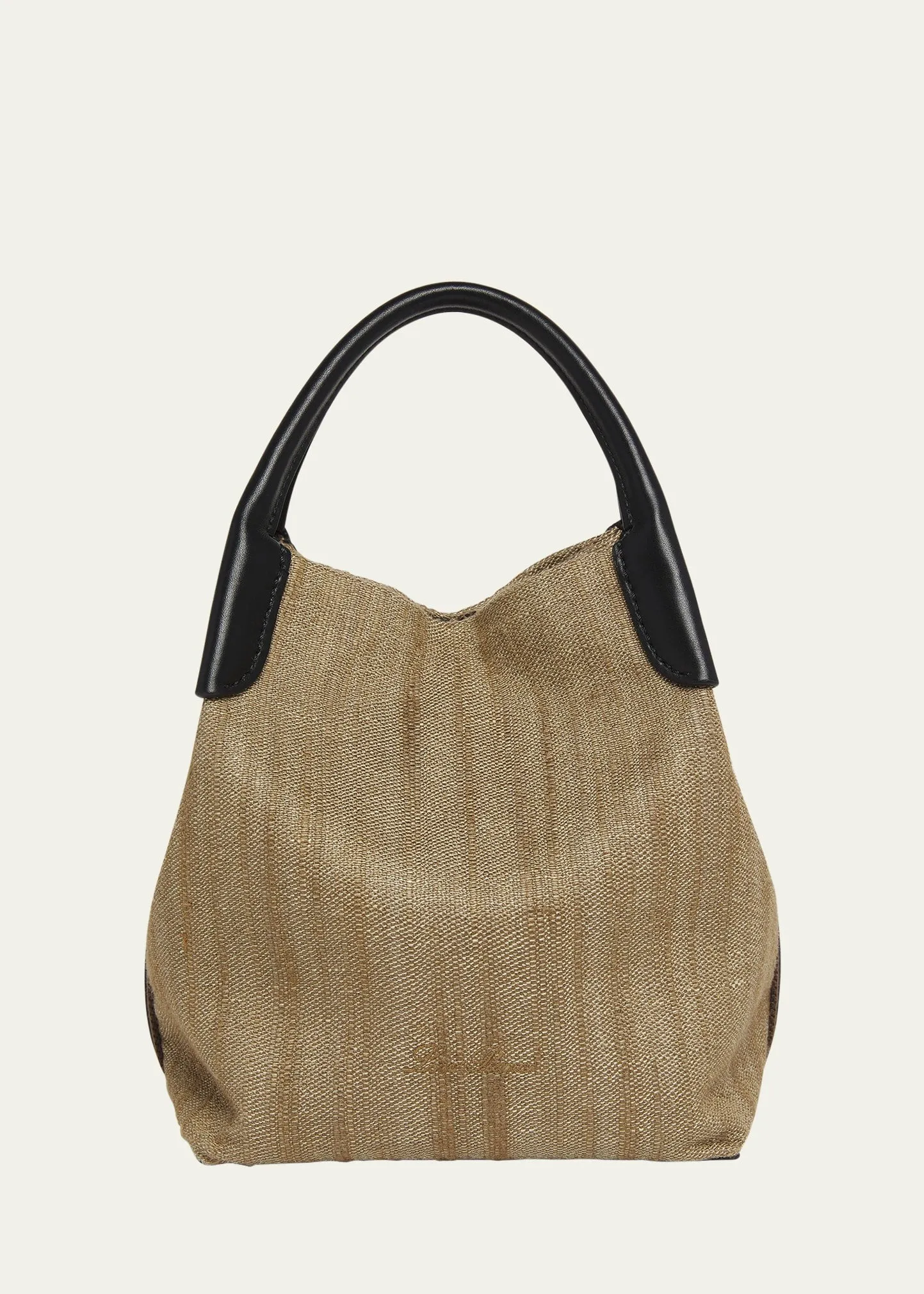 Bale Small Rustic Silk Top-Handle Bag