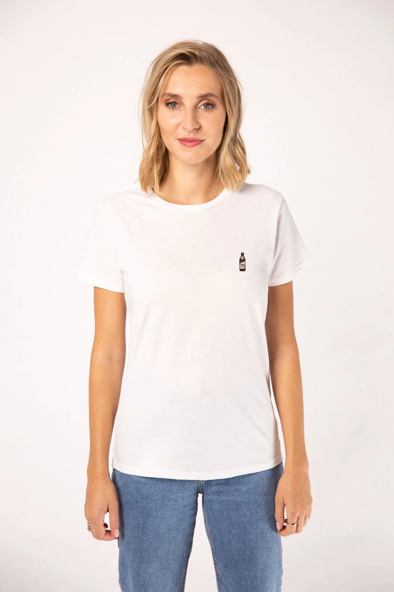 Bazi® | Besticktes Frauen Bio Baumwoll T-Shirt