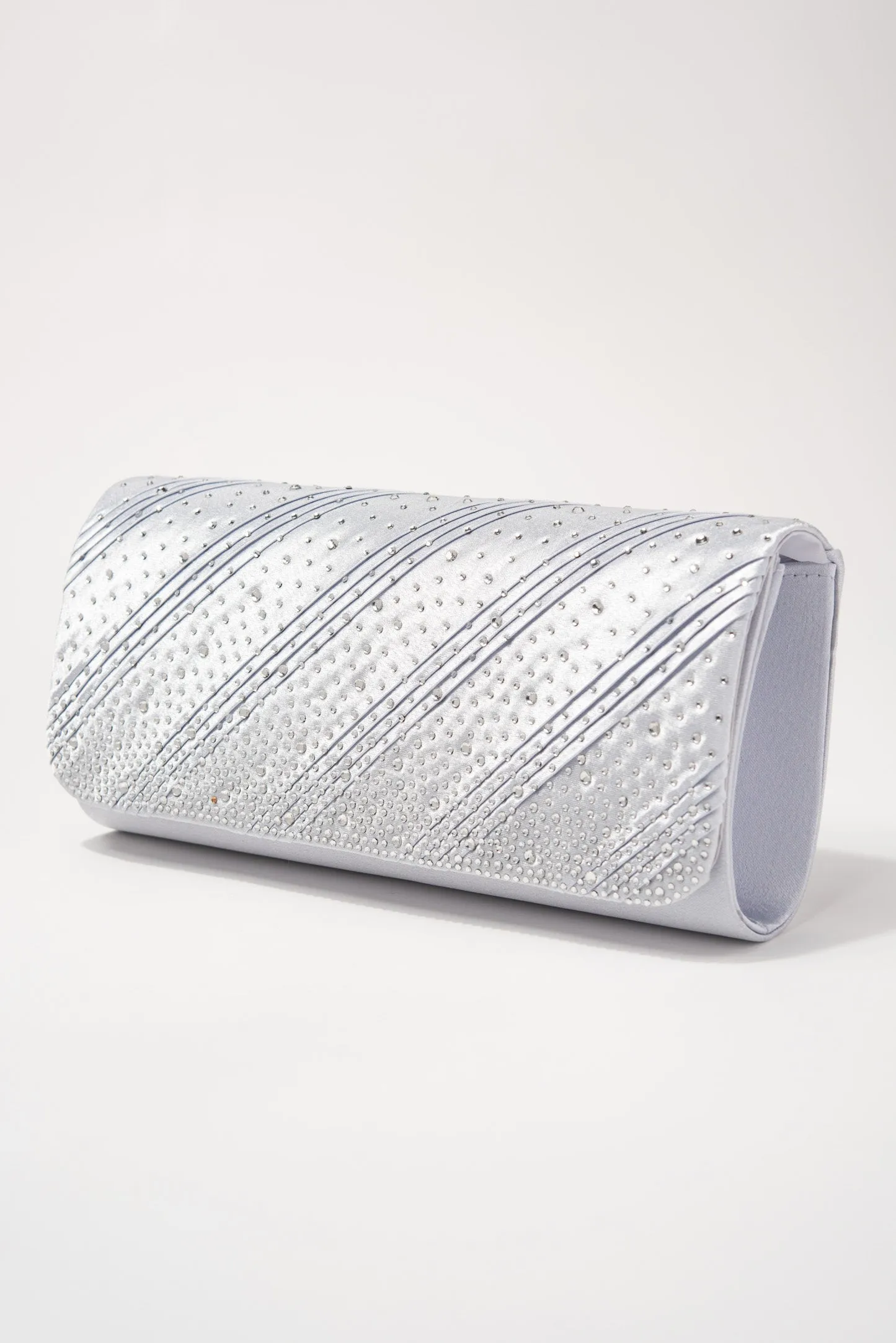 Becca Evening Clutch Bag - Silver