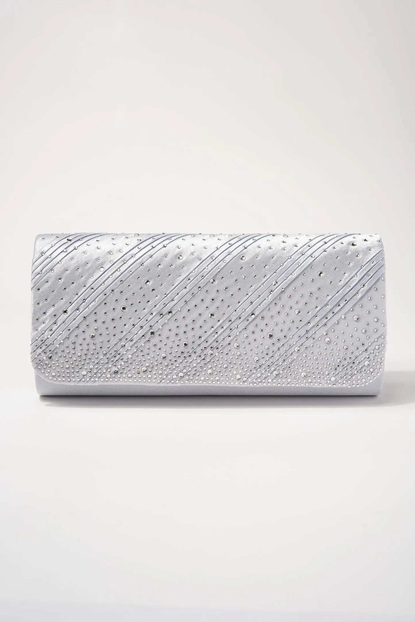 Becca Evening Clutch Bag - Silver