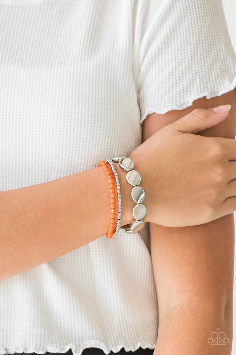 Beyond The Basics - Orange Bracelet