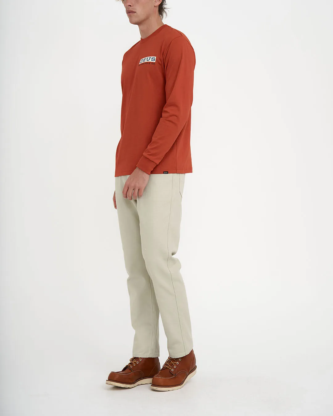 Bigdee Long Sleeve Tee - Red Clay