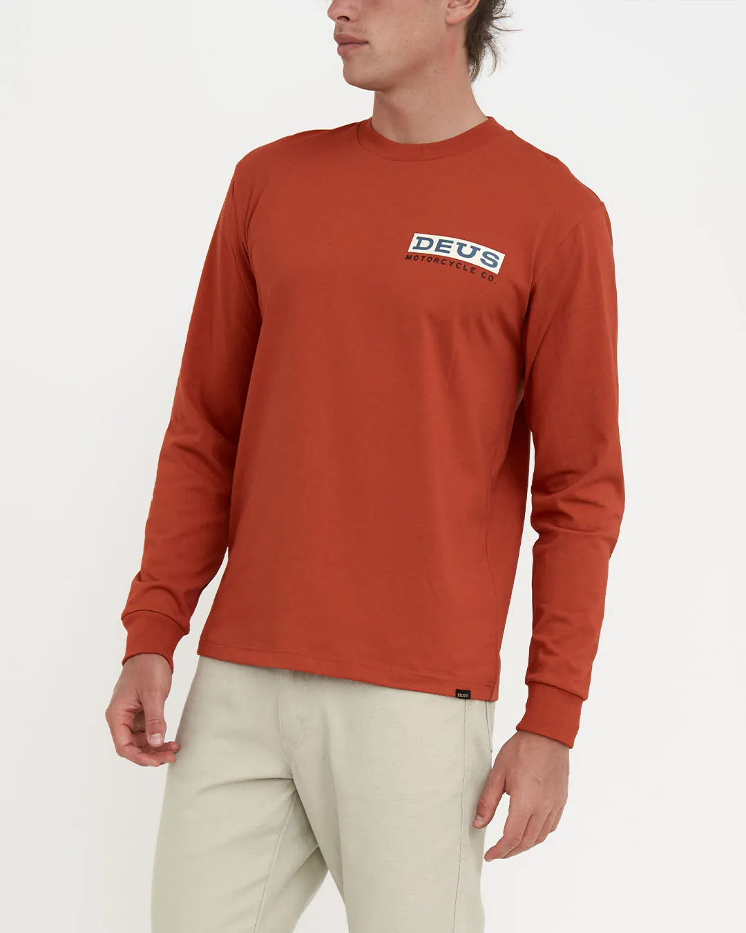 Bigdee Long Sleeve Tee - Red Clay