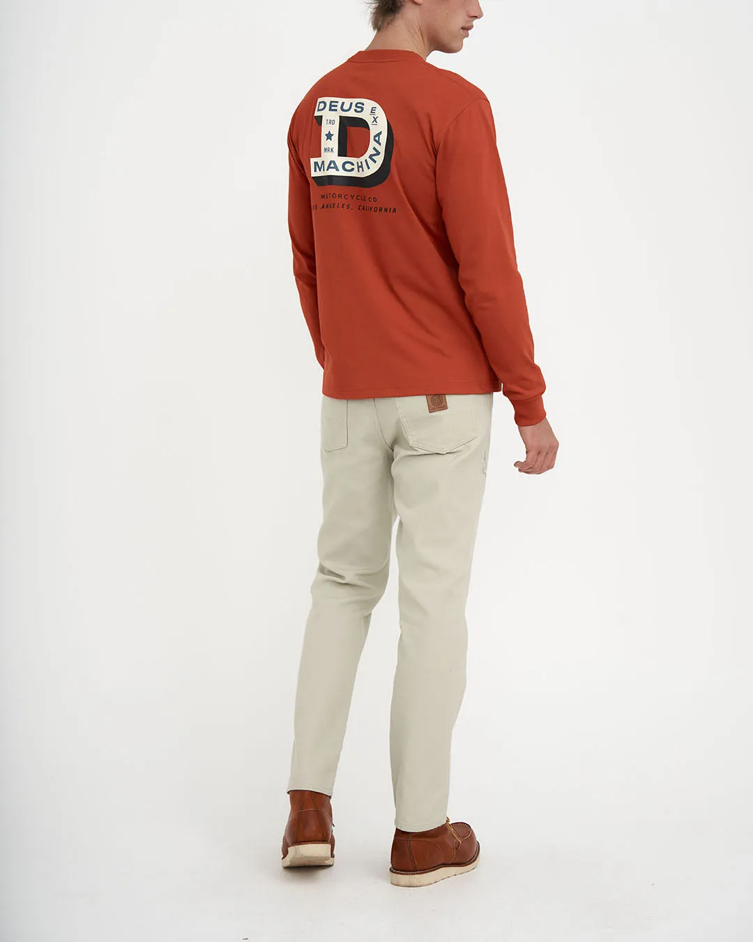 Bigdee Long Sleeve Tee - Red Clay