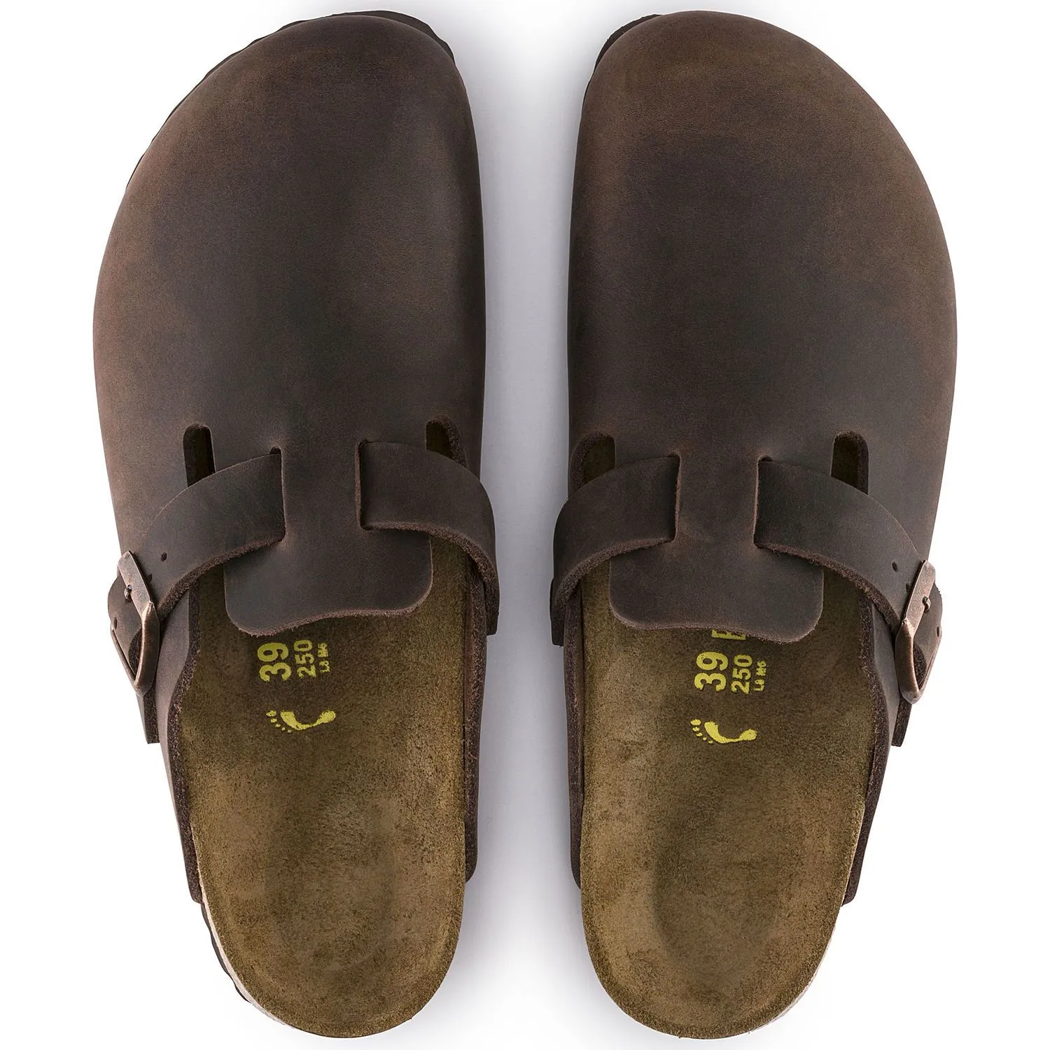 Birkenstock Classic, Boston, Regular Fit, Oiled Leather, Habana