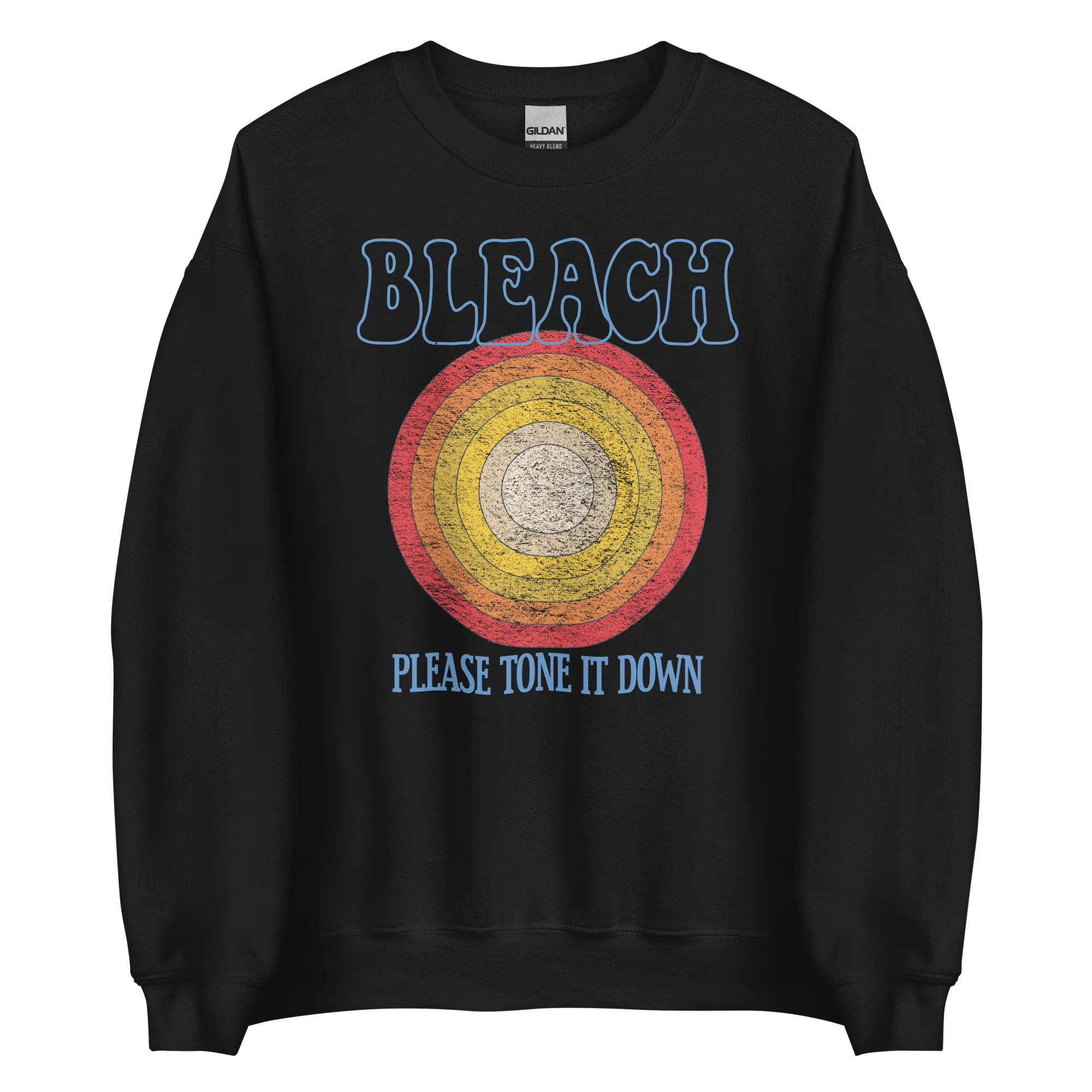 Bleach Please Tone It Down Retro Crewneck Sweatshirt