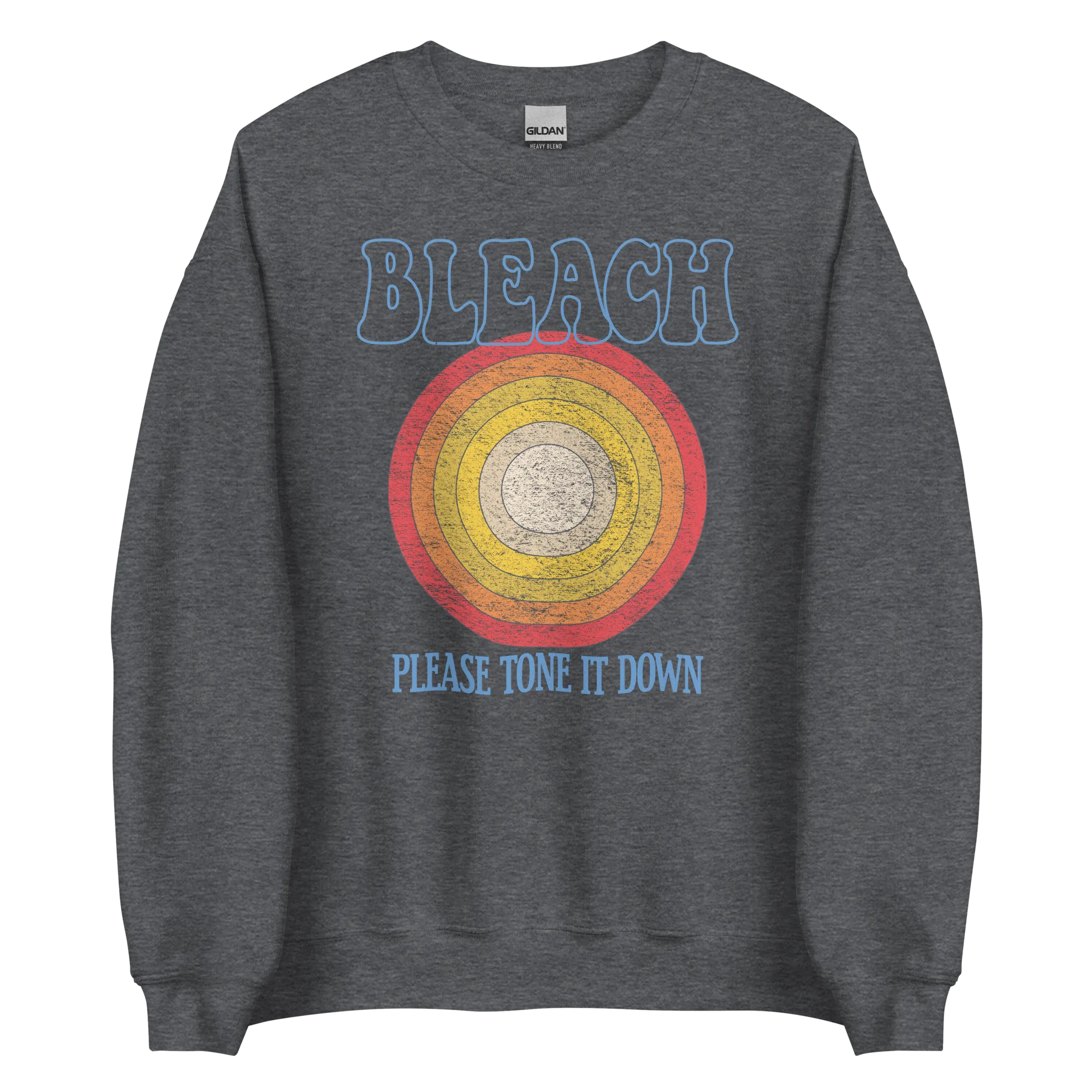 Bleach Please Tone It Down Retro Crewneck Sweatshirt