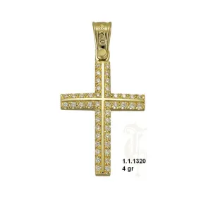 Blinged out cross