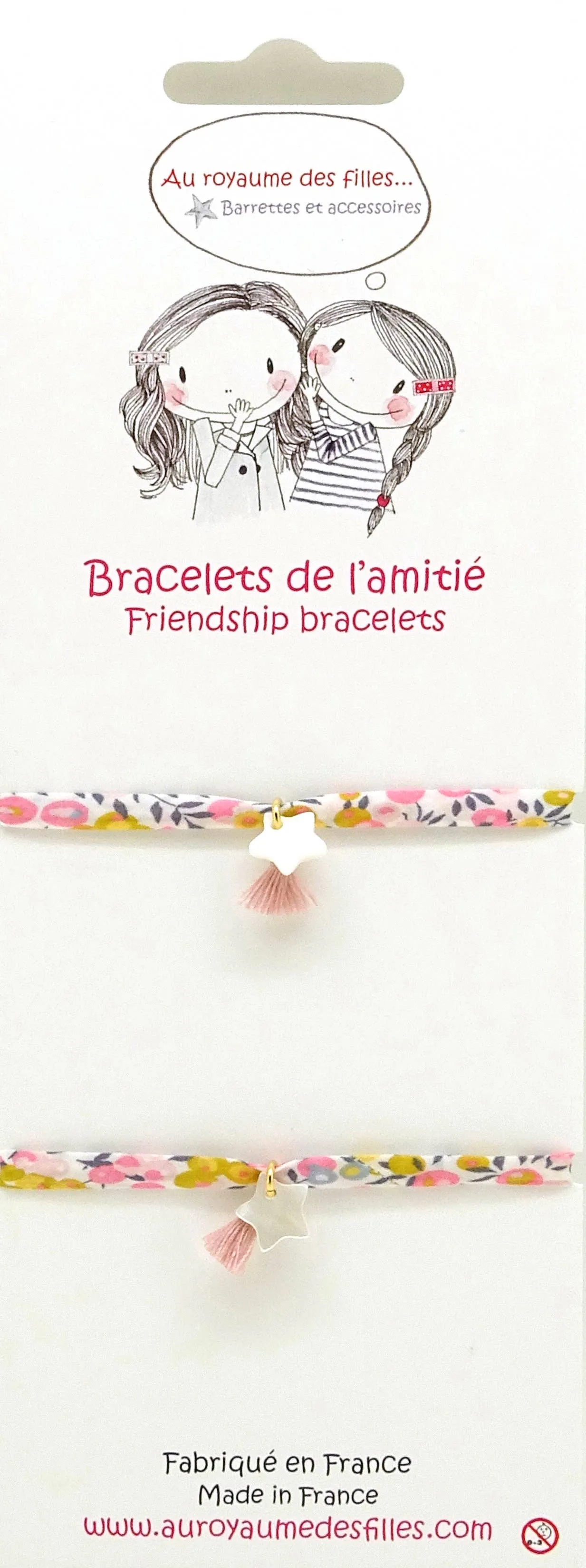 Bracelets amitié nacre étoile - Mother of Pearl Star Friendship Bracelet