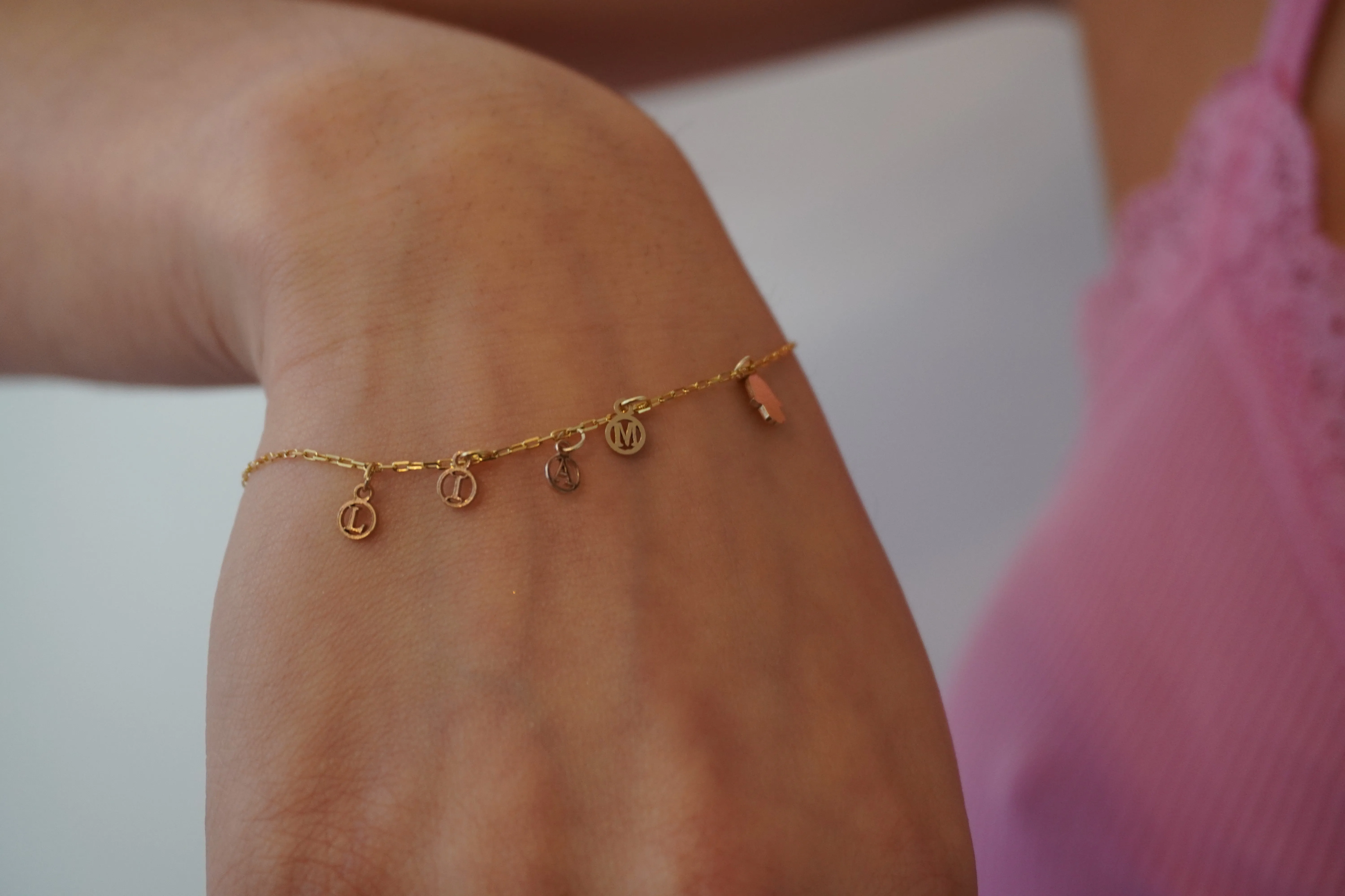 Build Your Own Six Charm Bracelet | 10k Yellow Gold