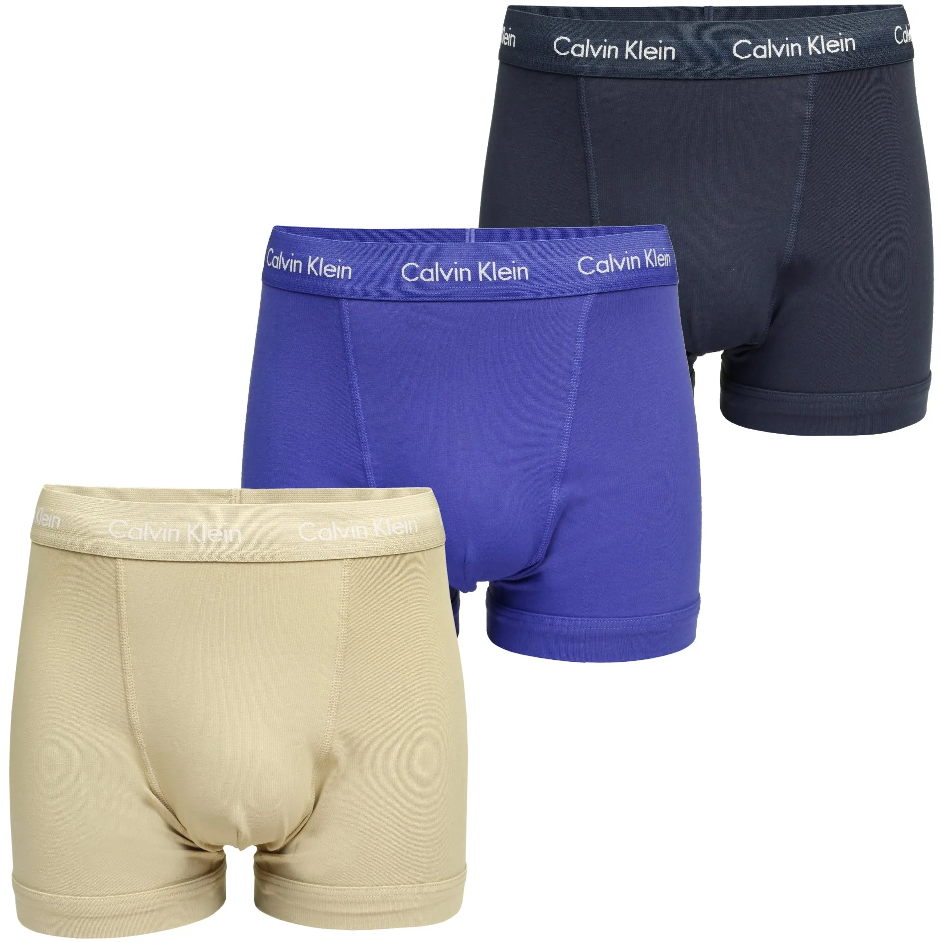 Calvin Klein Mens Classic Stretch Boxer Shorts/ Trunks (3-Pack)