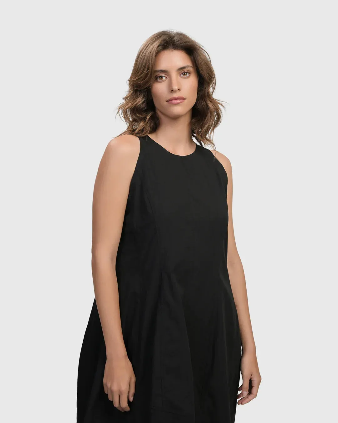 Cocoon Sleeveless Dress