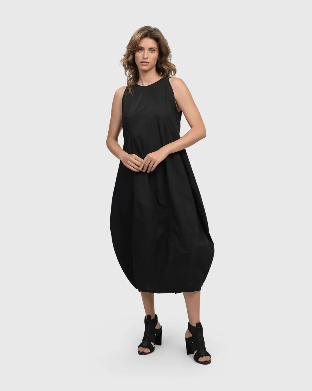 Cocoon Sleeveless Dress