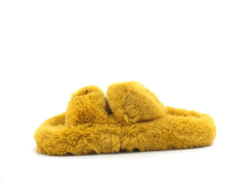 COLORS OF CALIFORNIA Ciabatta Pelo Yellow HC.SLIPPERS01