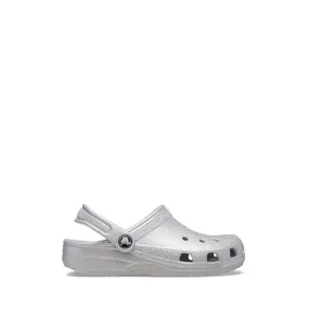 CROCS SABOT CLASSIC GLITTER CLOG T CR206992 SILVER GLITTER ARGENTO