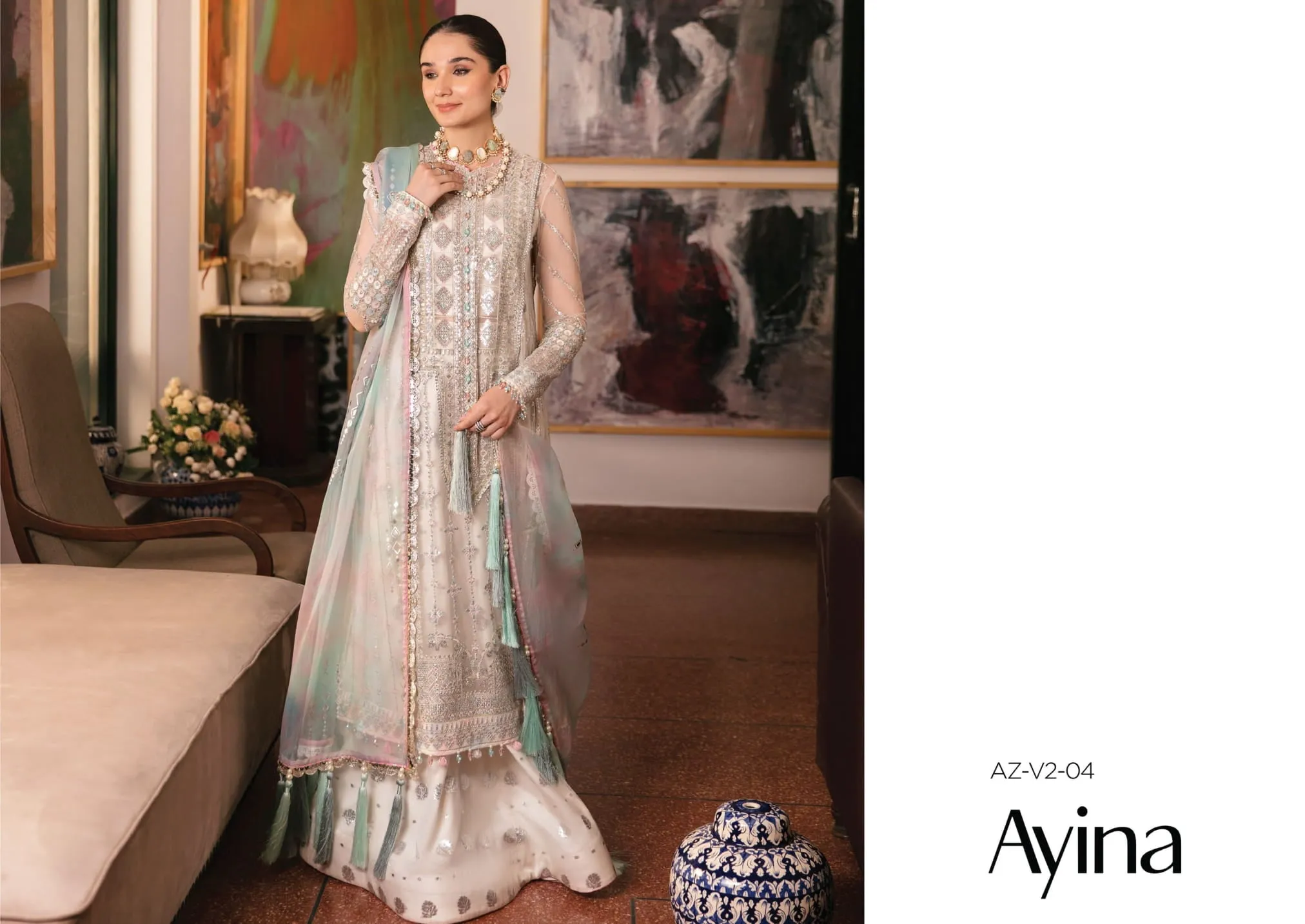 D04 - AYINA - Ayzel by Afrozeh Chiffon