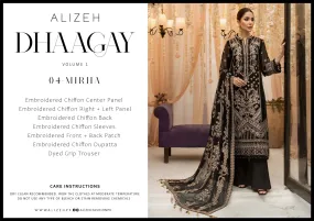 D04 MIRHA - ALIZEH FORMALS (DHAAGAY) CHIFFON