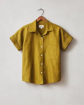 Easy Linen Shirt - Fir Green