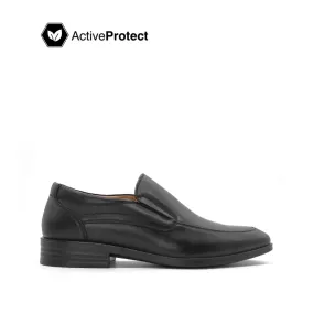 Egon Slip On AT Men's Shoes - Black Leather WP