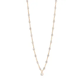 Gigi Supreme Classic 1 Diamond Necklace, Sparkle, Rose Gold, 16.5"