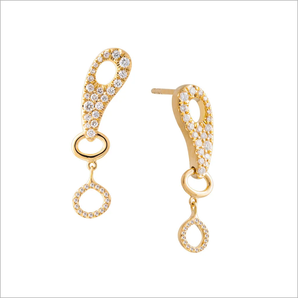 Giulietta 18K Gold & Diamond Earrings