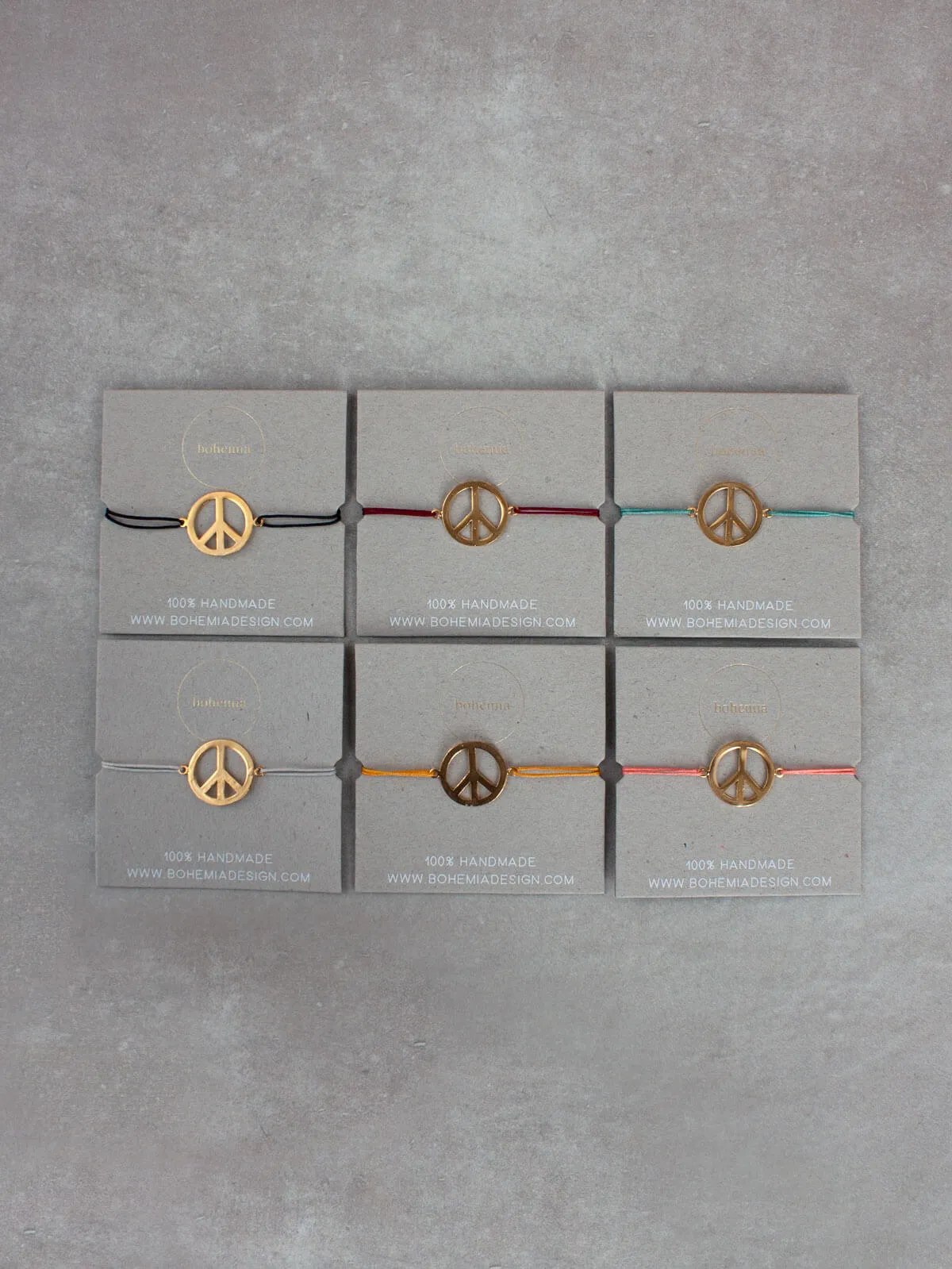 Gold Peace Bracelets, Small