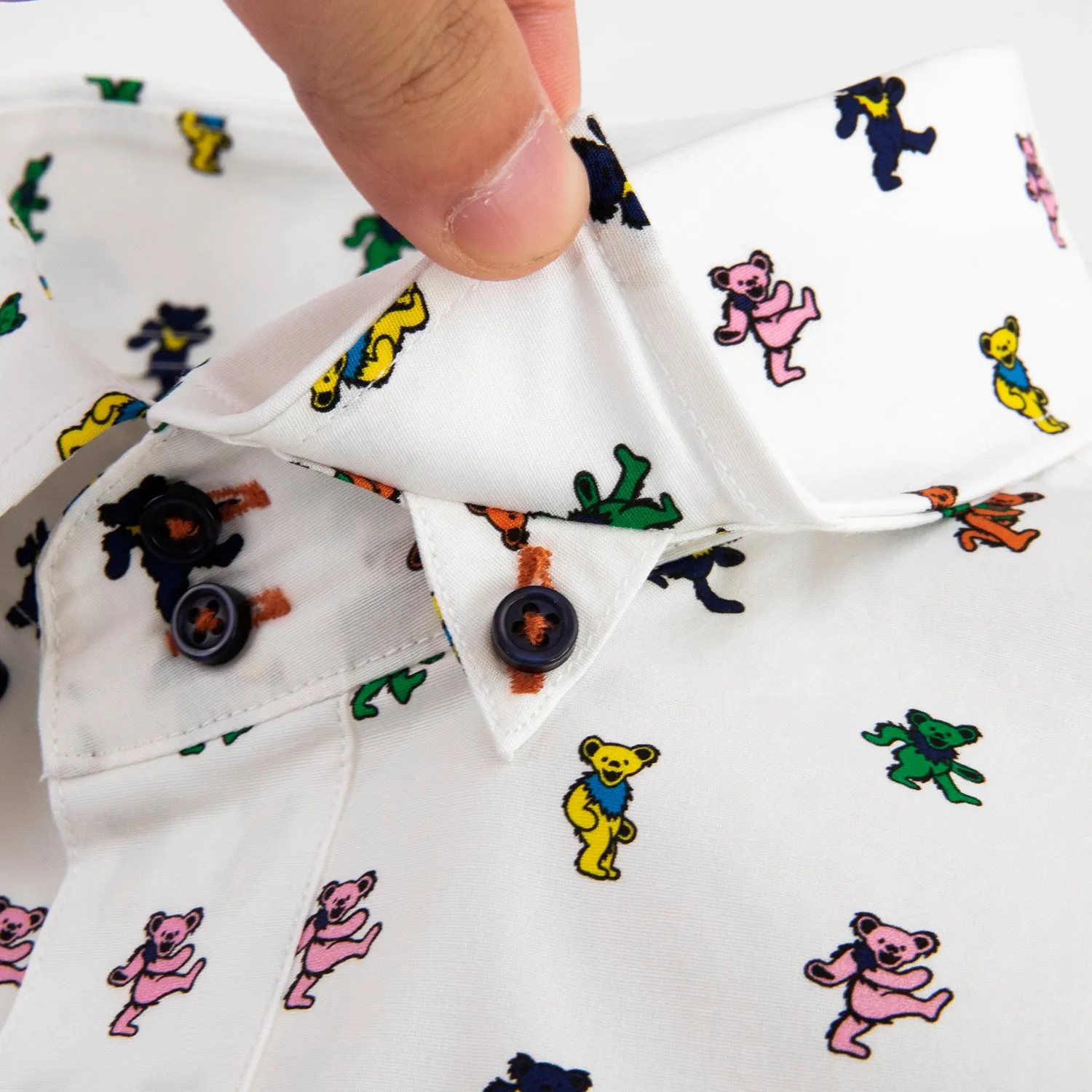 Grateful Dead | 3X - 7X Classic Button Down | Dancing Bears