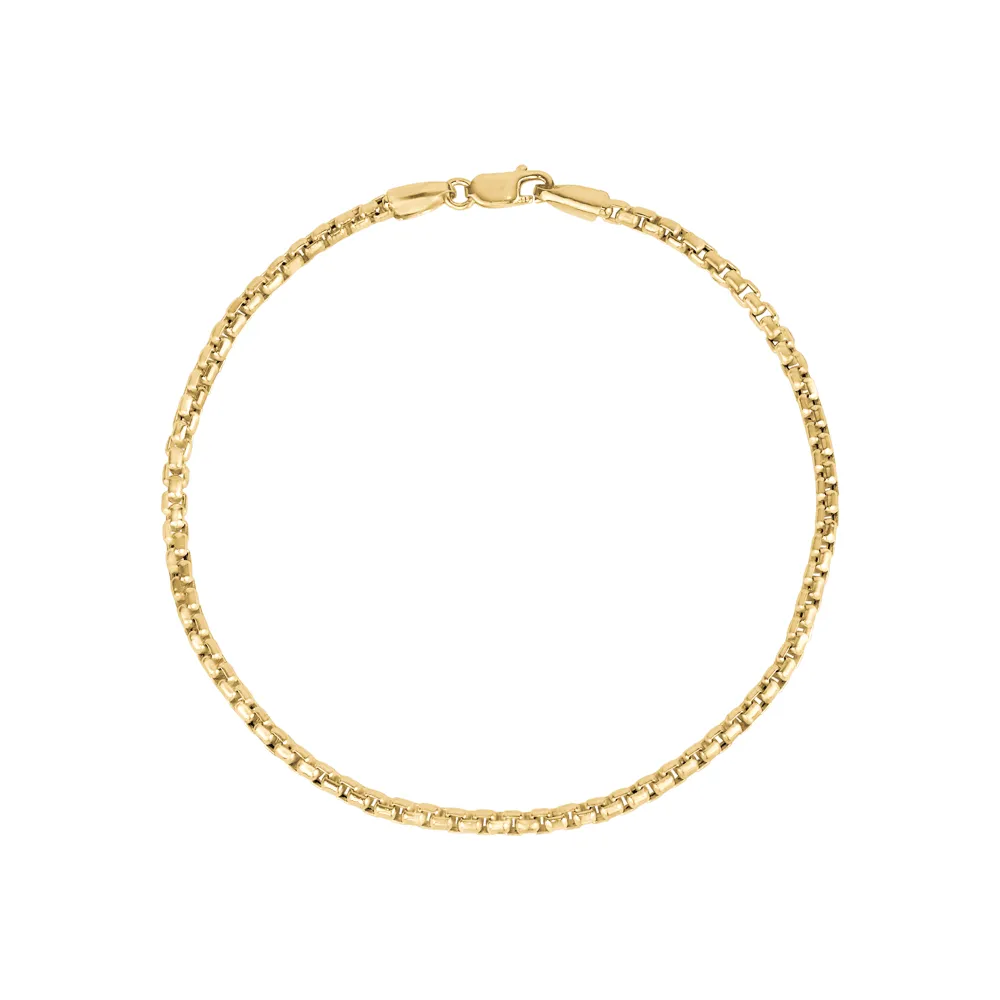 Hollow Box Chain Bracelet