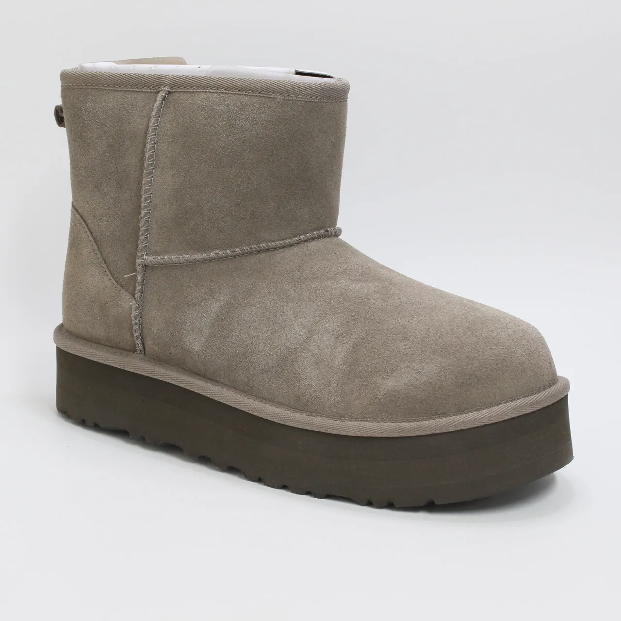 Kids UGG Classic Junior Mini Platform Boots Smoke Plume