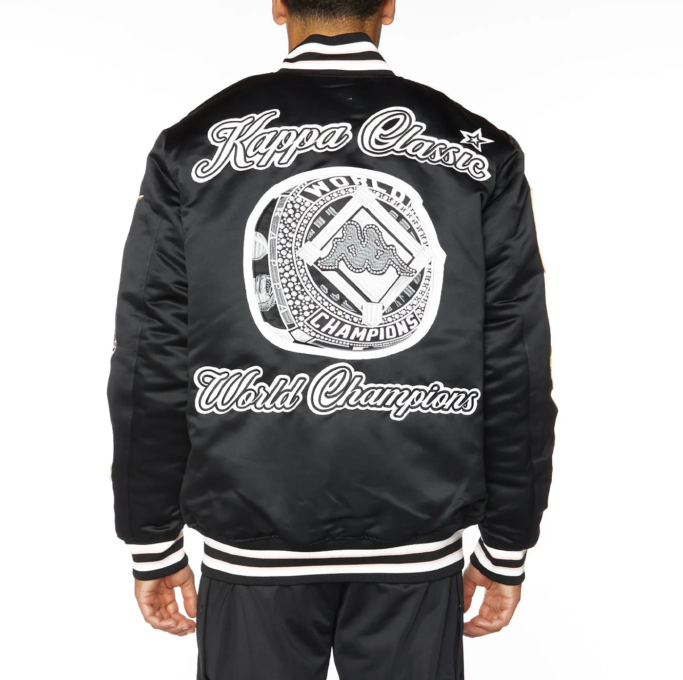 Logo Jasper Bomber Jacket - Jet Black