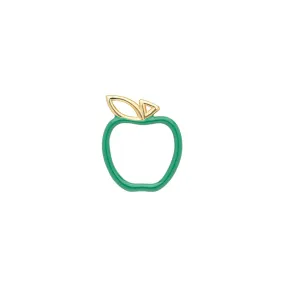 MANZANA ENAMEL GREEN CHARM