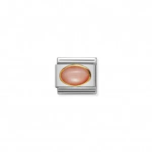 Nomination LINK COMPOSABLE CLASSIC IN ORO E CORALLO ROSA 030502/10