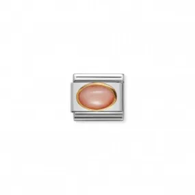 Nomination LINK COMPOSABLE CLASSIC IN ORO E CORALLO ROSA 030502/10