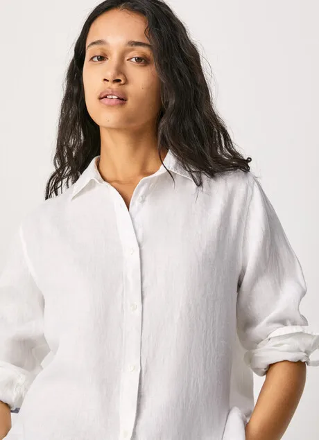 Pepe Jeans Ingrid shirt PL304212 8030FF White